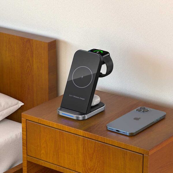 wireless charging station 3 in 1