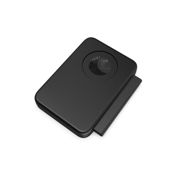 Front view of 3 in 1 foldable wireless charger on white background